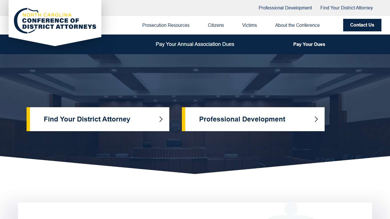 Welcome Page - North Carolina Conference of District Attorneys